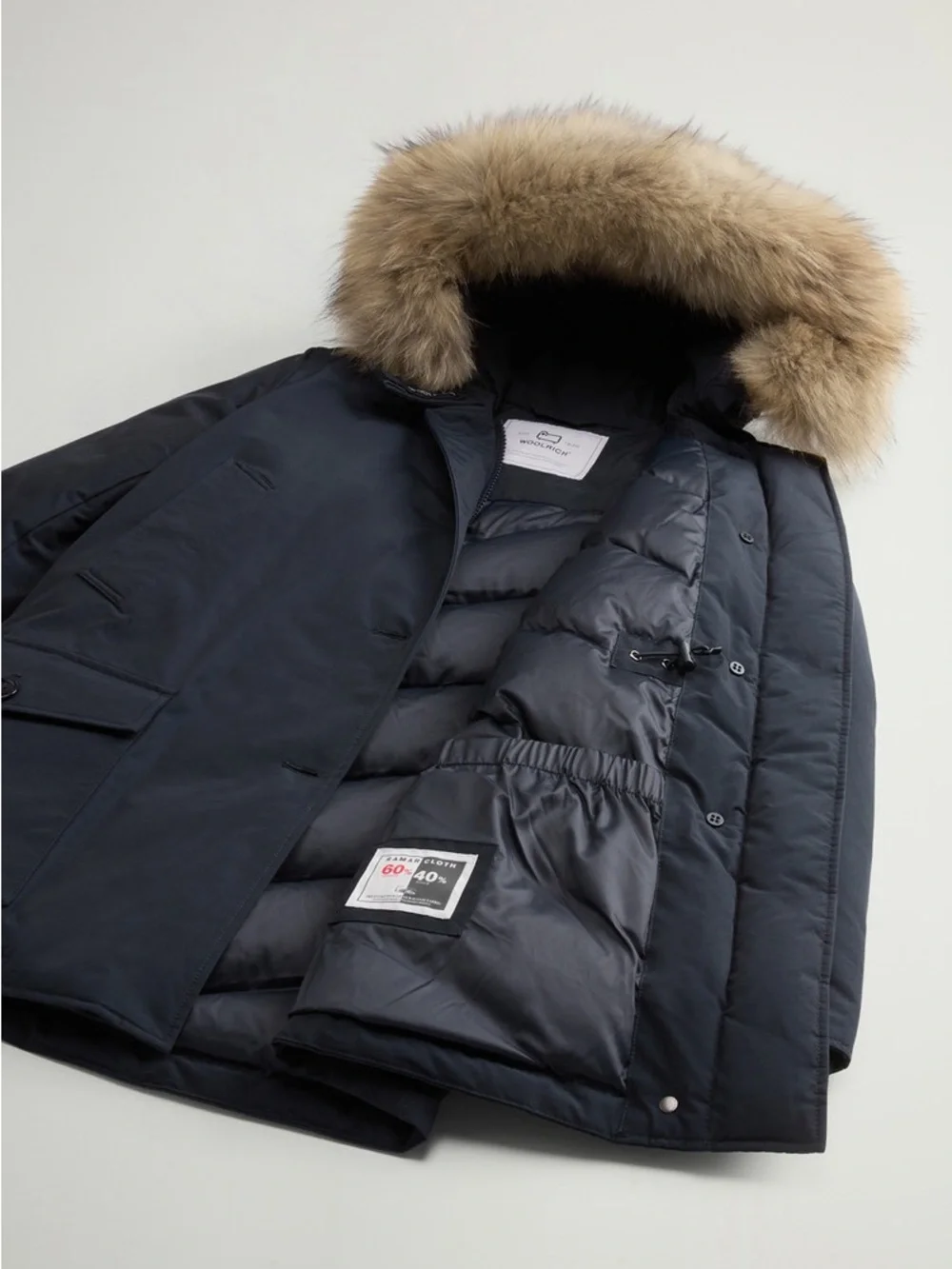 Woolrich Arctic Parka in Ramar Cloth with Duck Down Fill Jacket,medium